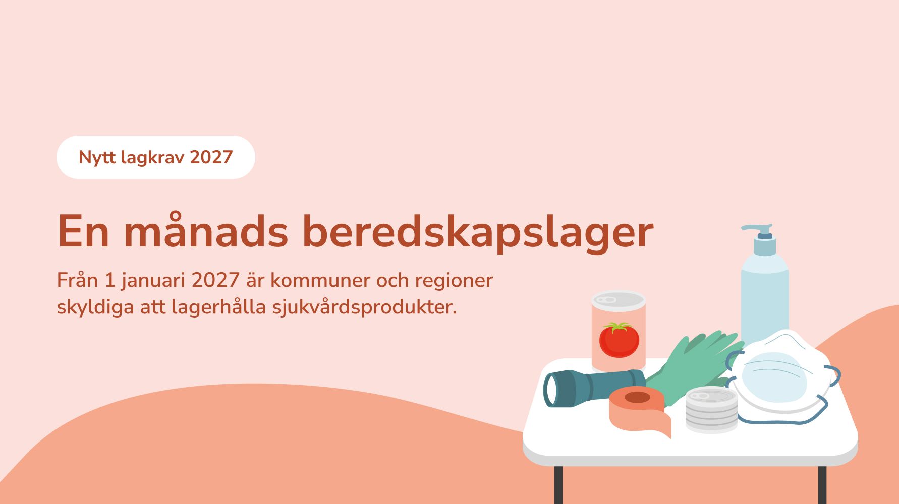 En månads lager. Är ni redo?