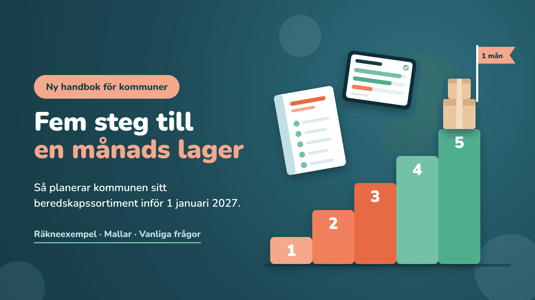 Handbok: Så planerar ni era beredskapslager